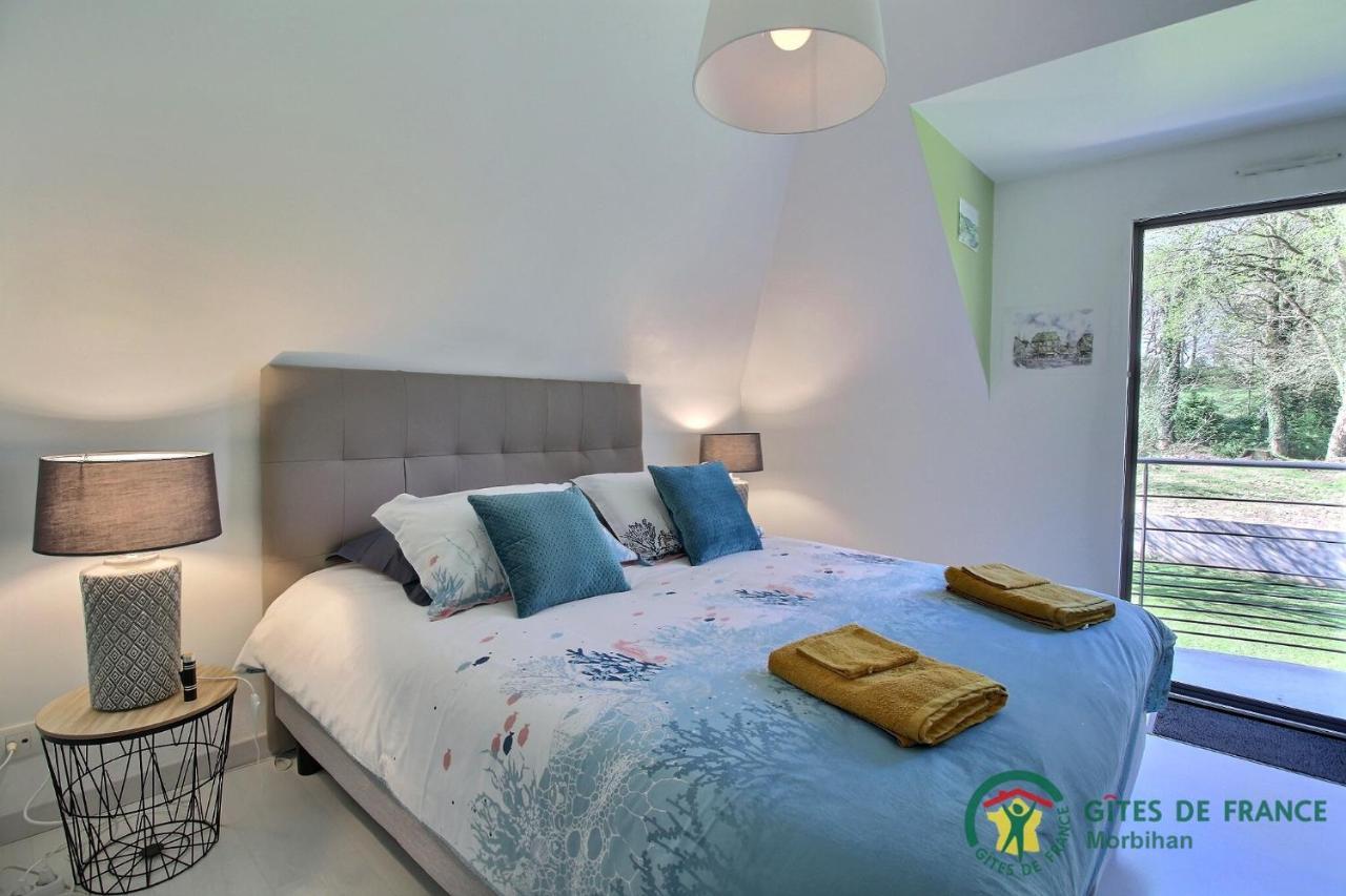 Villa Le Nid Breton Bignan ภายนอก รูปภาพ