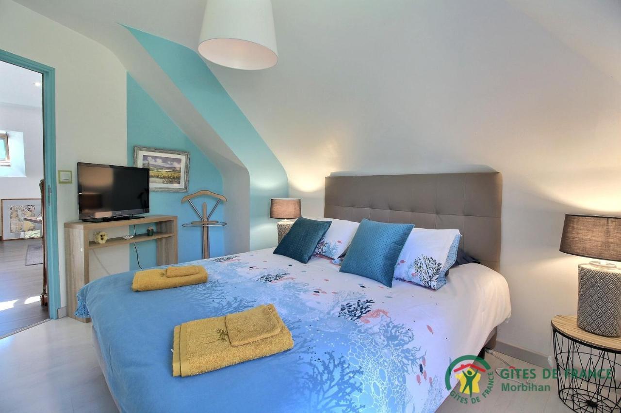 Villa Le Nid Breton Bignan ภายนอก รูปภาพ